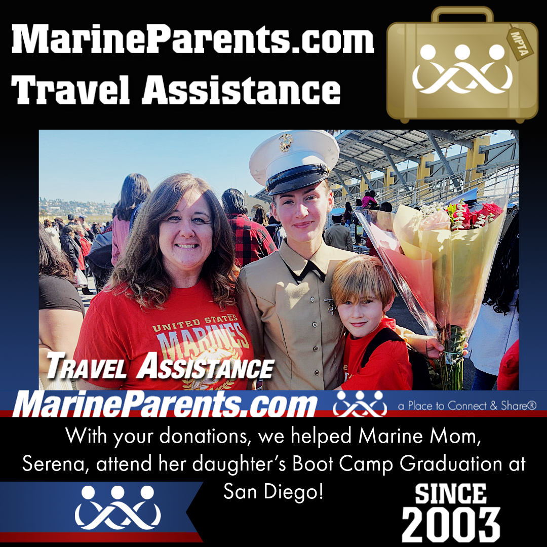 MPTA Helps Marine Mother, Serena, Attend Graduation