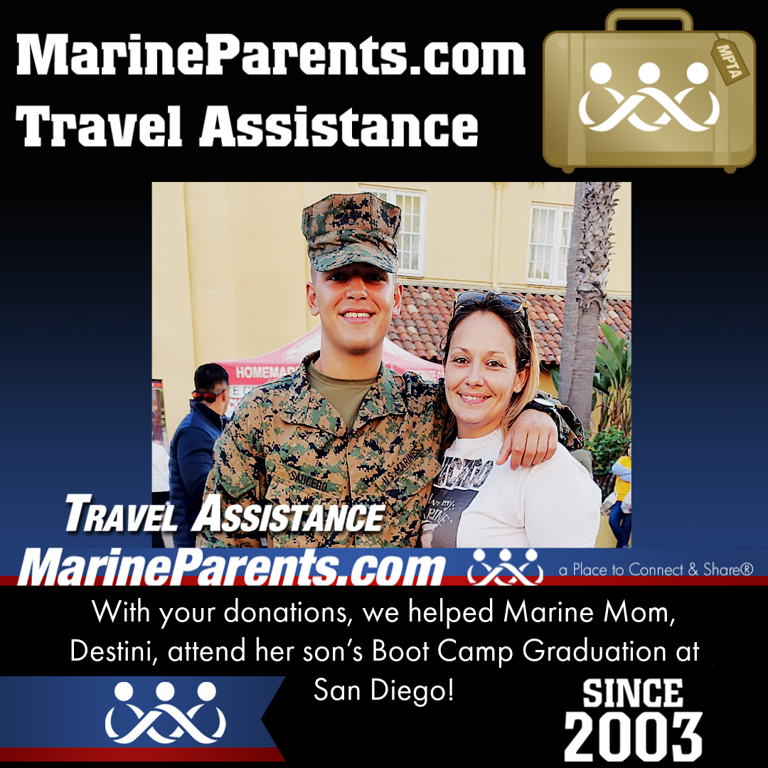 MPTA Helps Marine Mother, Destini, Attend Graduation