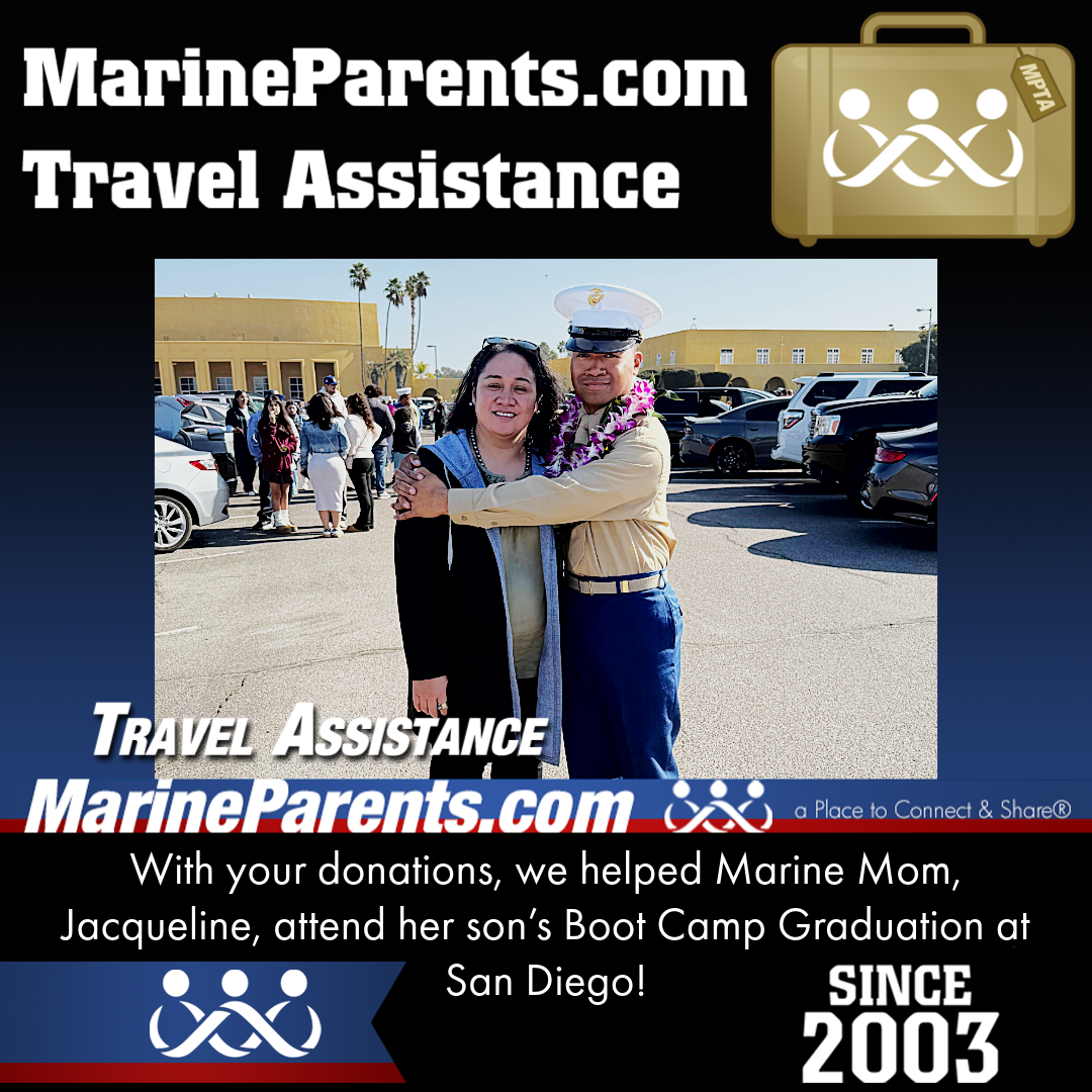 MPTA Helps Marine Mother, Jacqueline, Attend Graduation