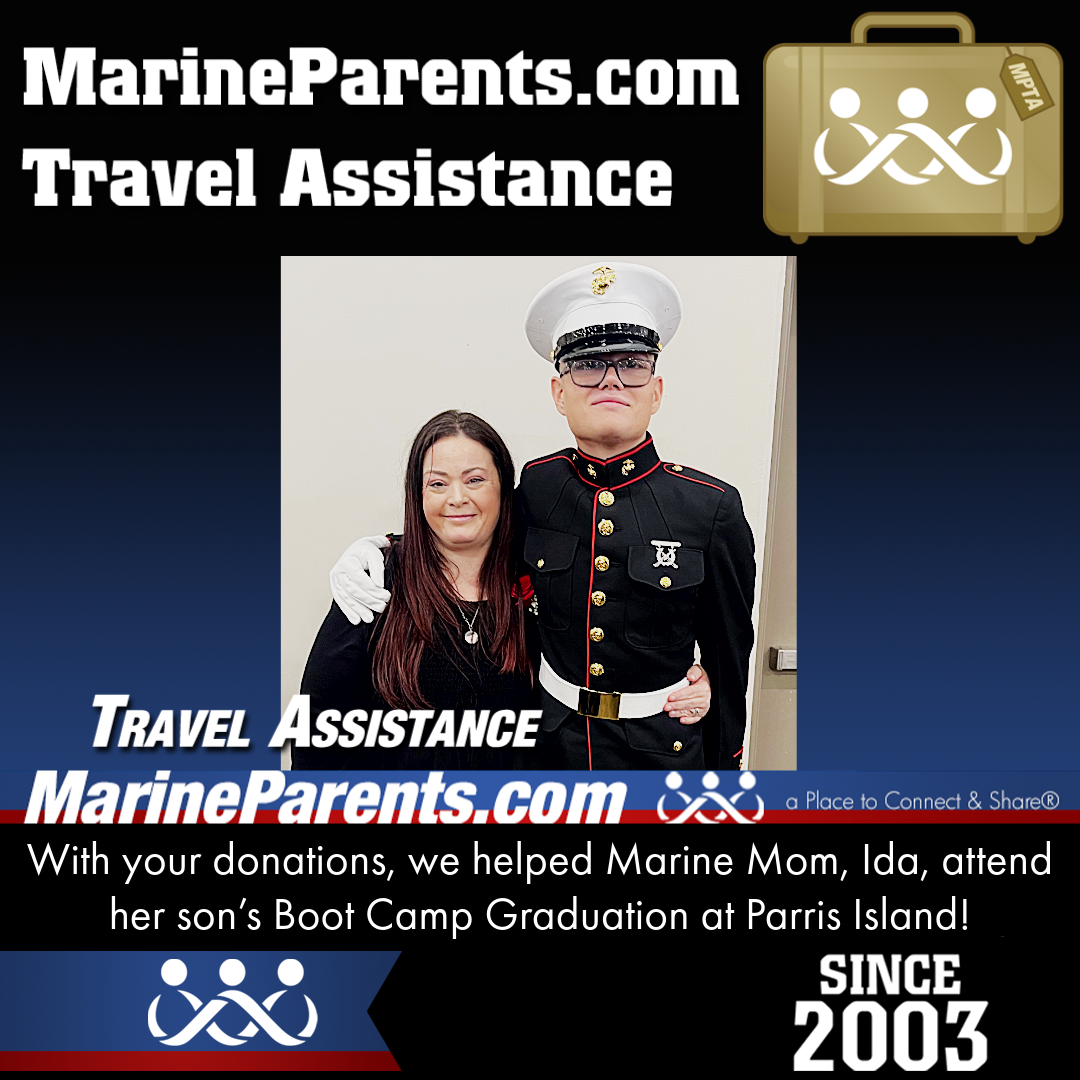 MPTA Helps Marine Mother, Ida, Attend Graduation