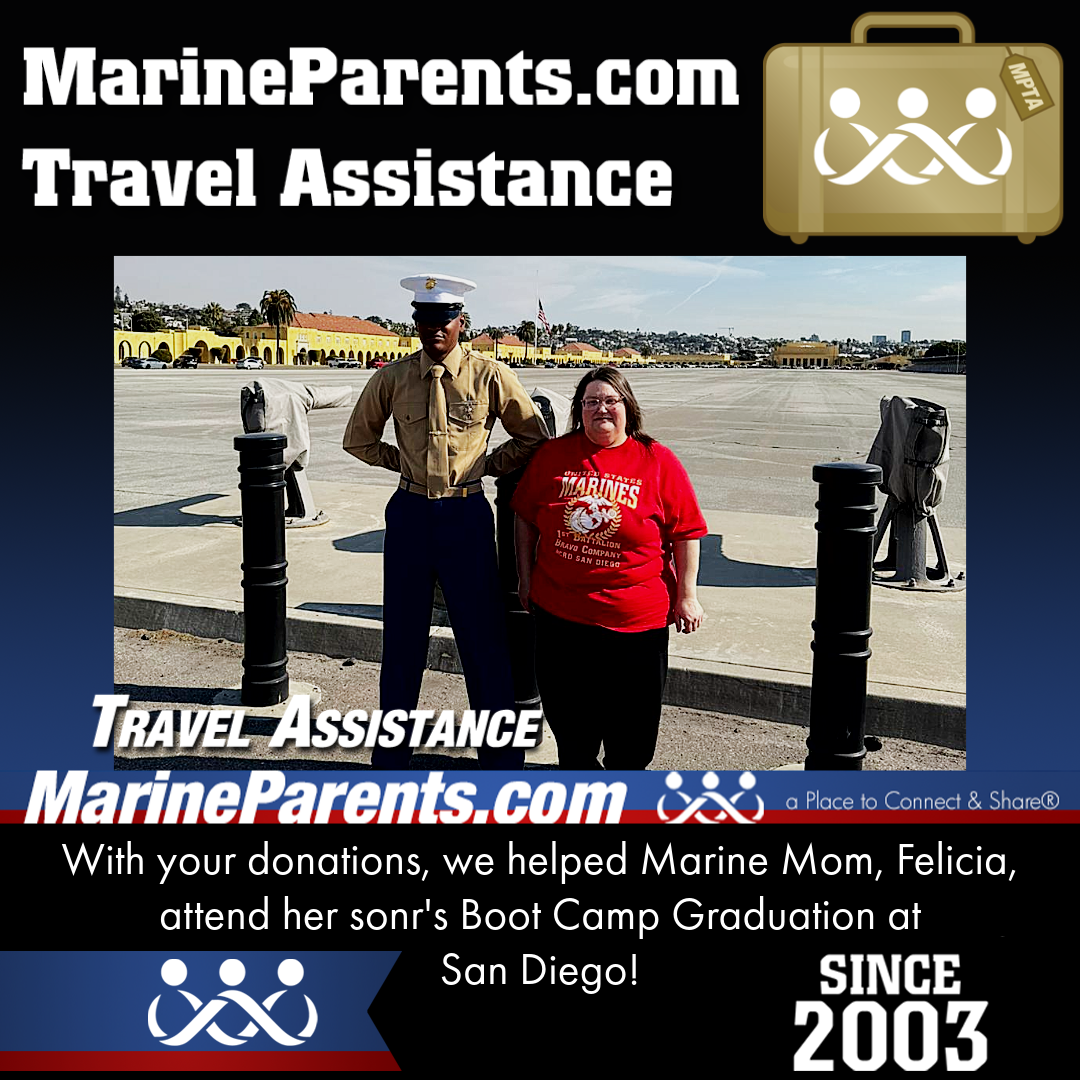 MPTA Helps Marine Mother, Felicia, Attend Graduation