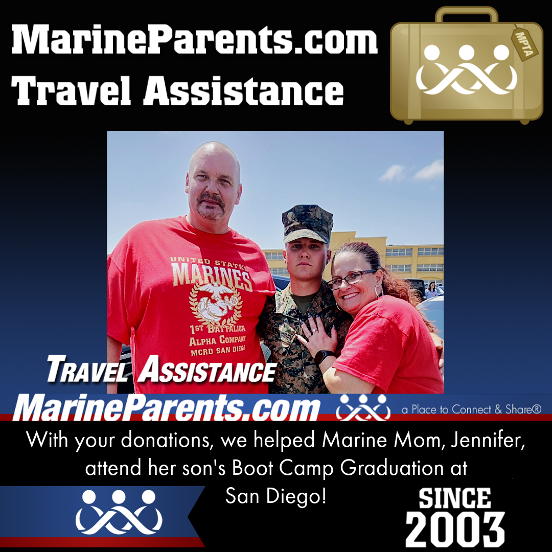MPTA Helps Marine Mother, Jennifer, Attend Graduation
