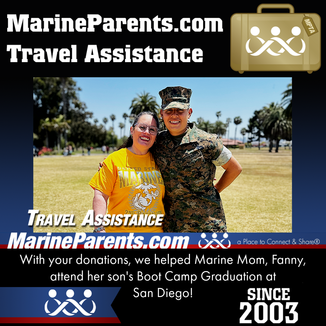 MPTA Helps Marine Mother, Fanny, Attend Graduation