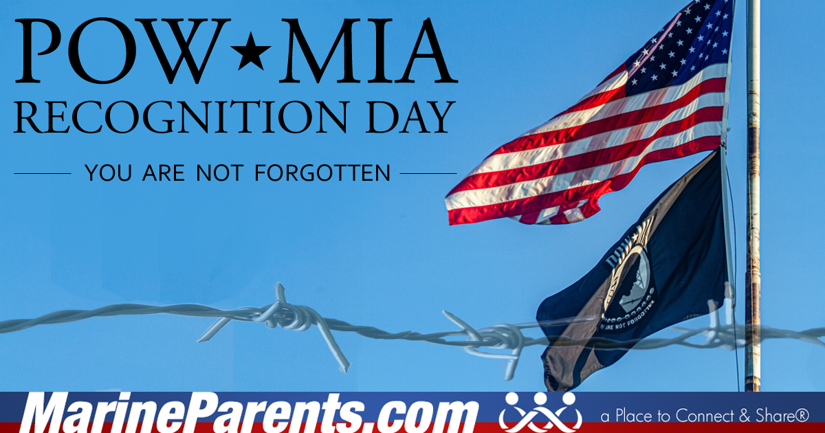 By Presidential proclamation each year the third Friday in September is recognized as National POW/MIA Recognition Day.