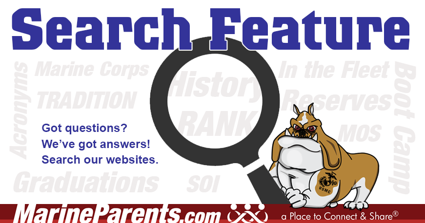 Search the Marine Parents websites.