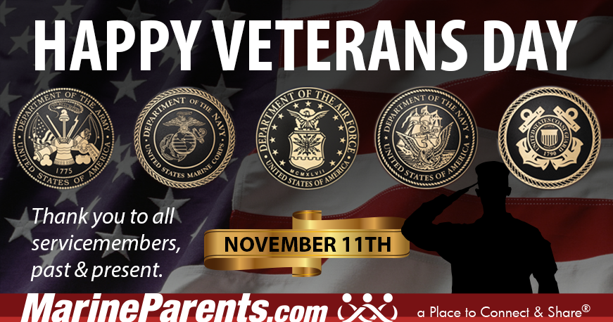 Veterans Day MarineParents