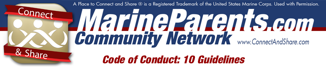 Marine Parents Community Network Community Code of Conduct 10 Guidelnes