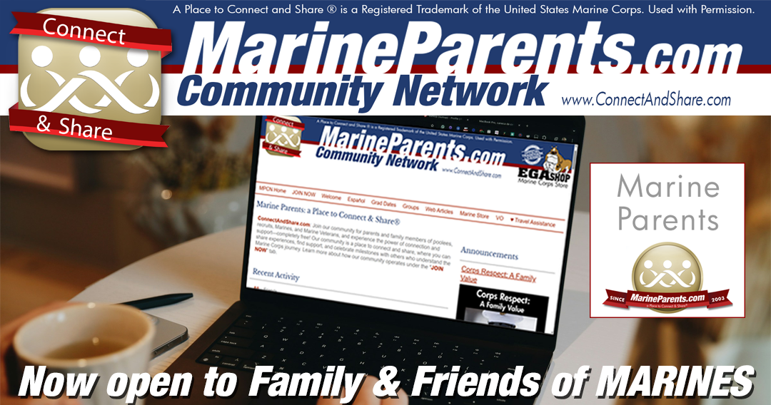 Marine Parents Community Network ConnectAndShare.com