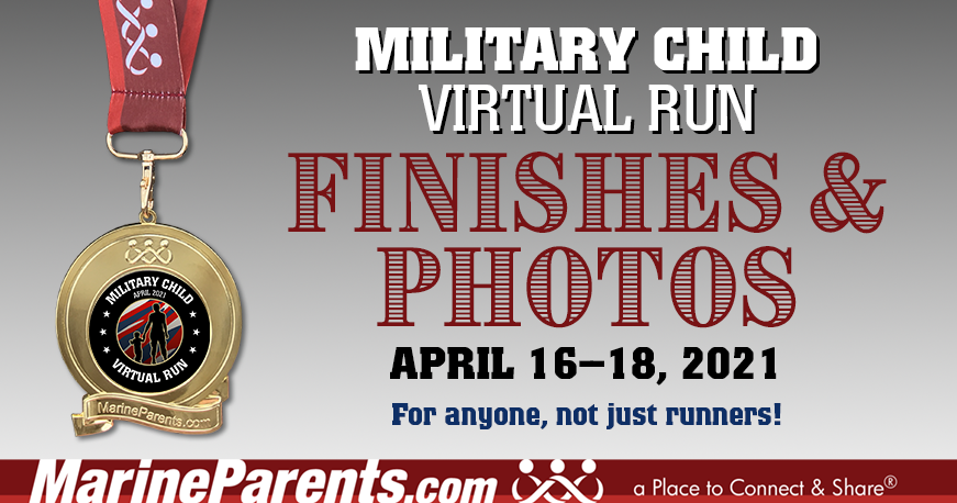 Military Child Virtual Run Photos & Finish Times