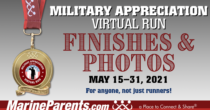 Military Appreciation Virtual Run Photos & Finish Times