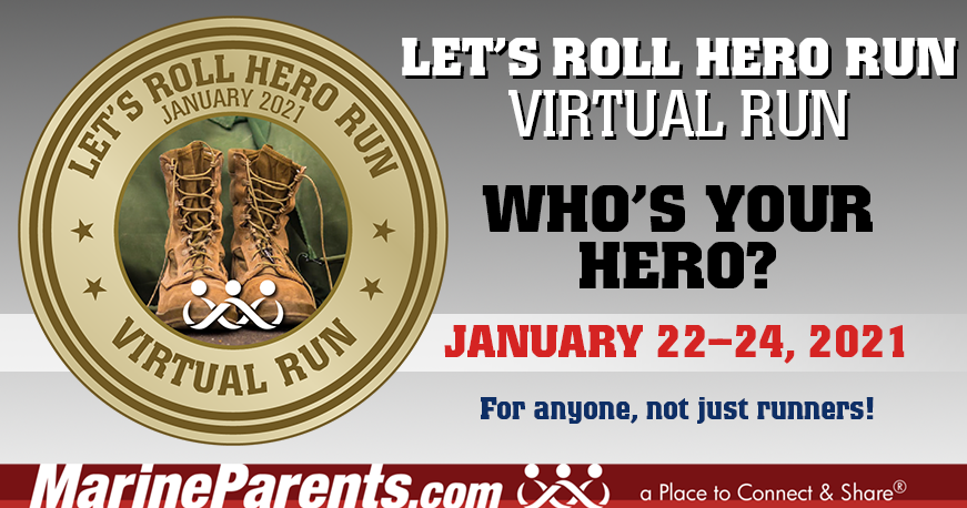 Virtual Run January 22-24, 2021: Let's Roll Hero Run