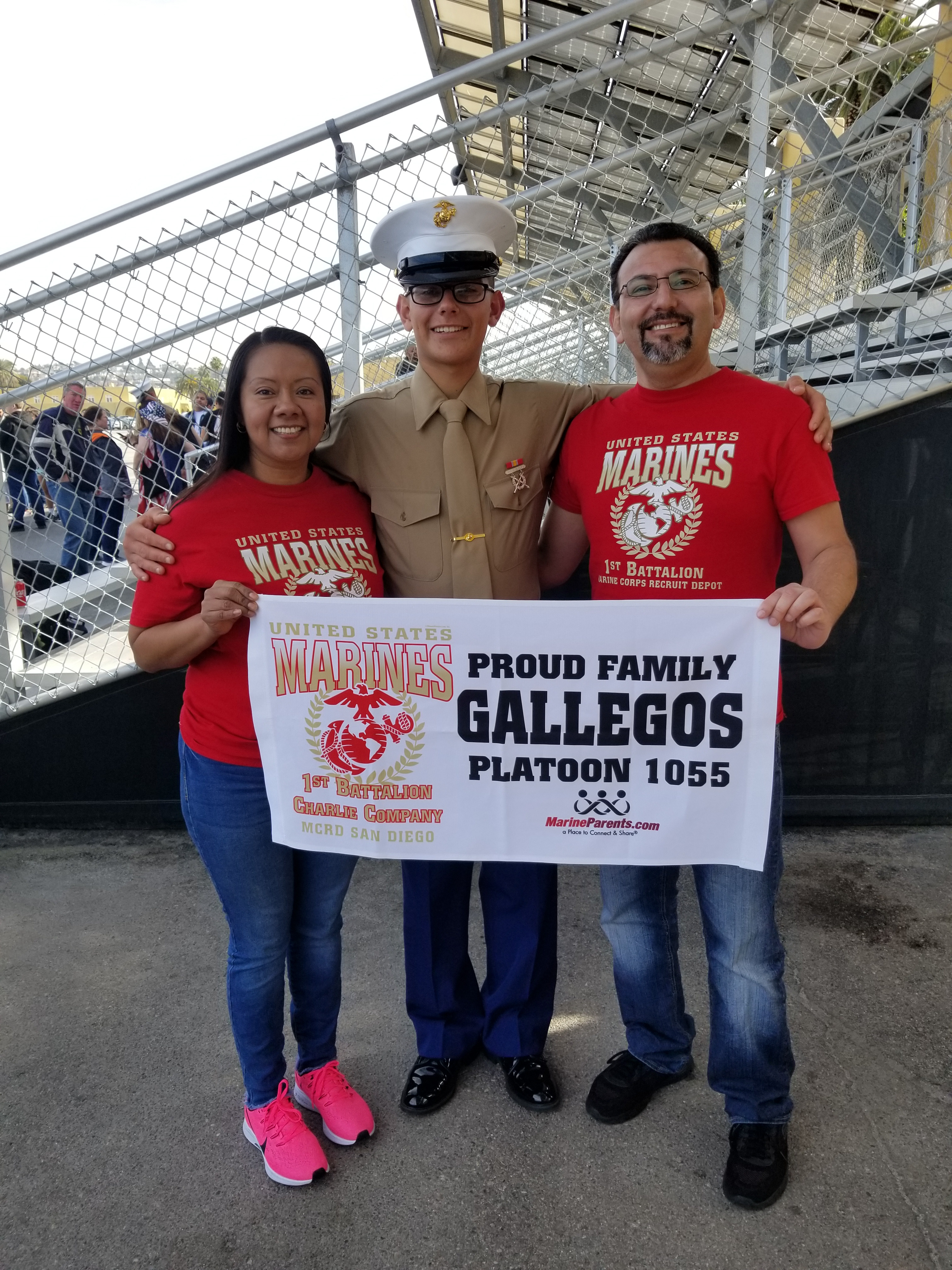 Marine Parents USMC Travel Assistance Boot Camp Graduation