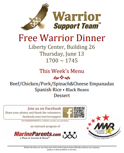 Warrior Support Team Dinner