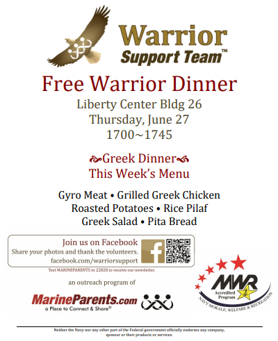 Warrior Support Team Dinner