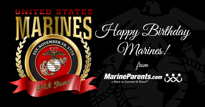 The Marine Corps Birthday and Birthday Ball from MarineParents.com