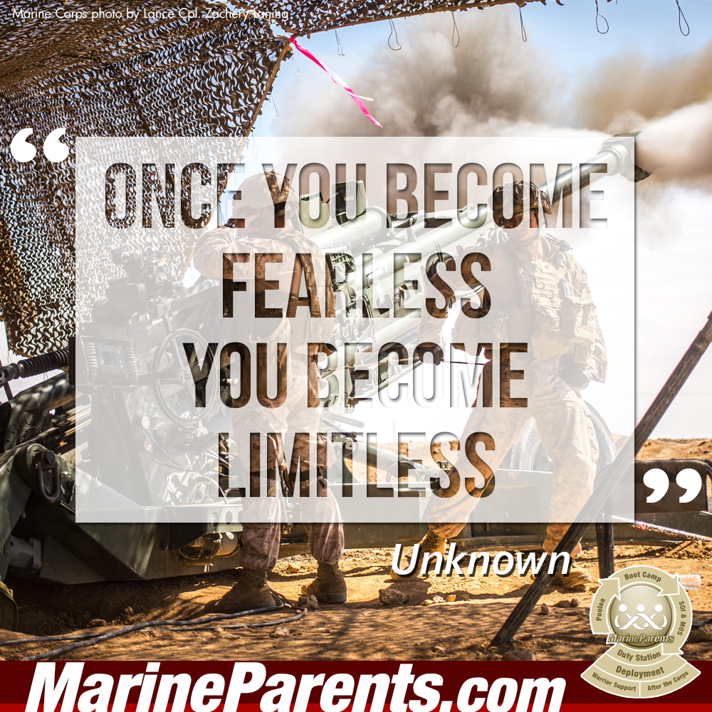 MarineParents.com USMC fearless limitless