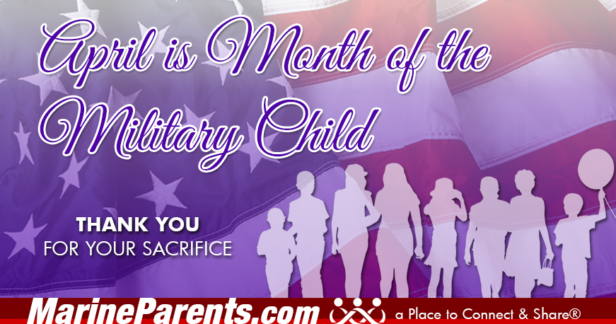 MarineParents.com USMC Month of the military child