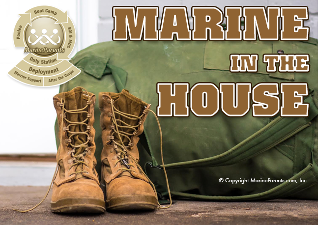 MarineParents.com USMC meme Marine in the house