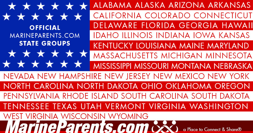 MarineParents.com Red Friday state groups shout out