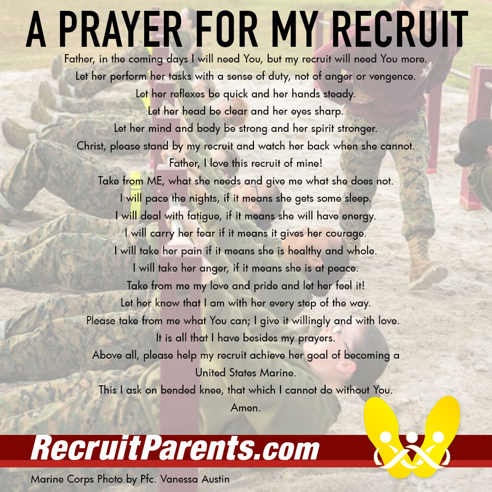 RecruitParents.com USMC the crucible female prayer
