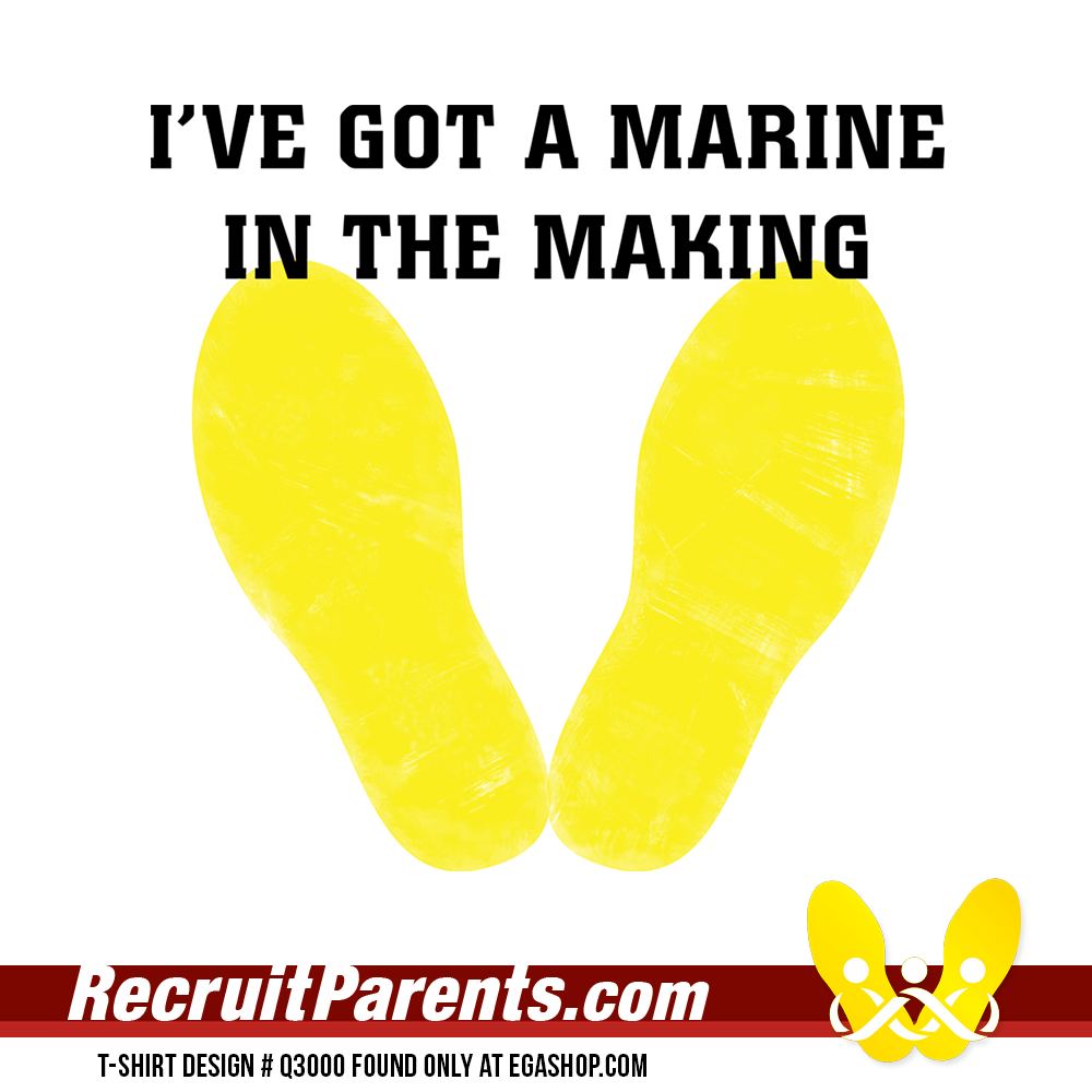 RecruitParents.com USMC yellow footprints