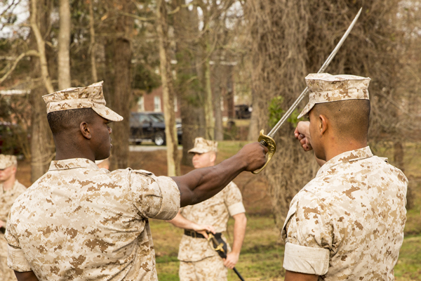 marine officer uniform sword