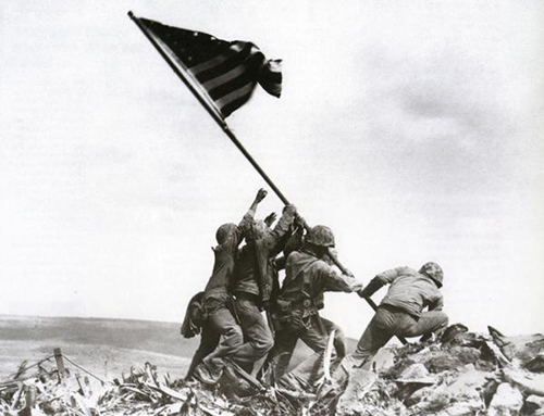 thumbnail image 2 of Colorized World War II $2 Bill – Raising The Flag On Iwo Jima, Historic US Currency 2 of 6