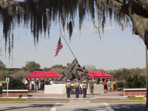 Marine Corps News: Iwo Jima Monument at Parris Island Refurbished