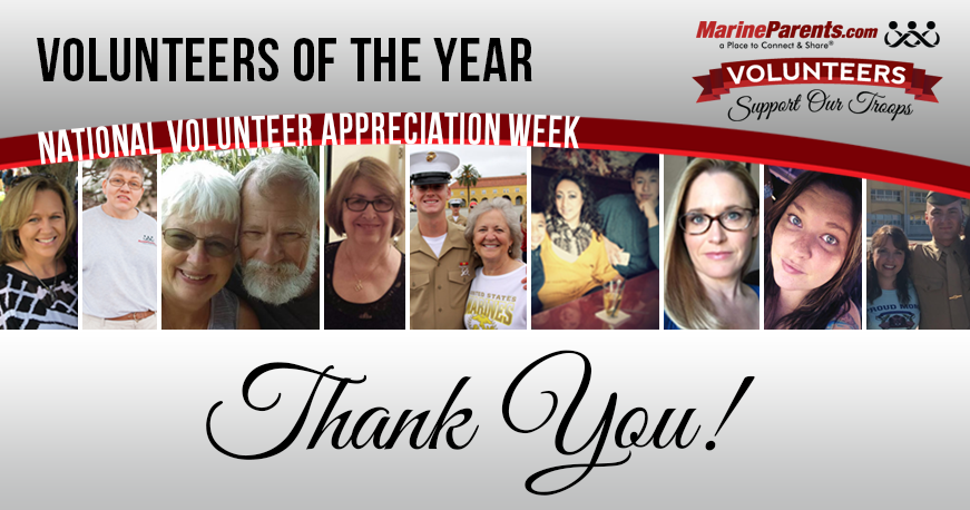 2017 MarineParents.com Volunteers of the Year